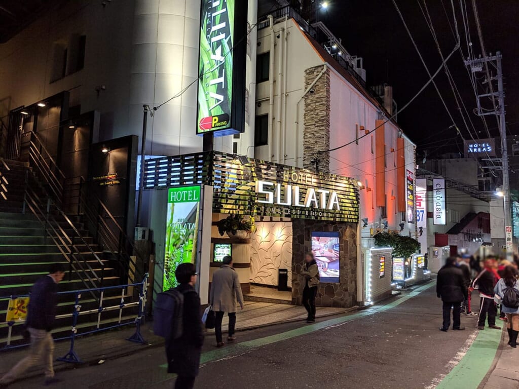 HOTEL SULATA 渋谷道玄坂 外観